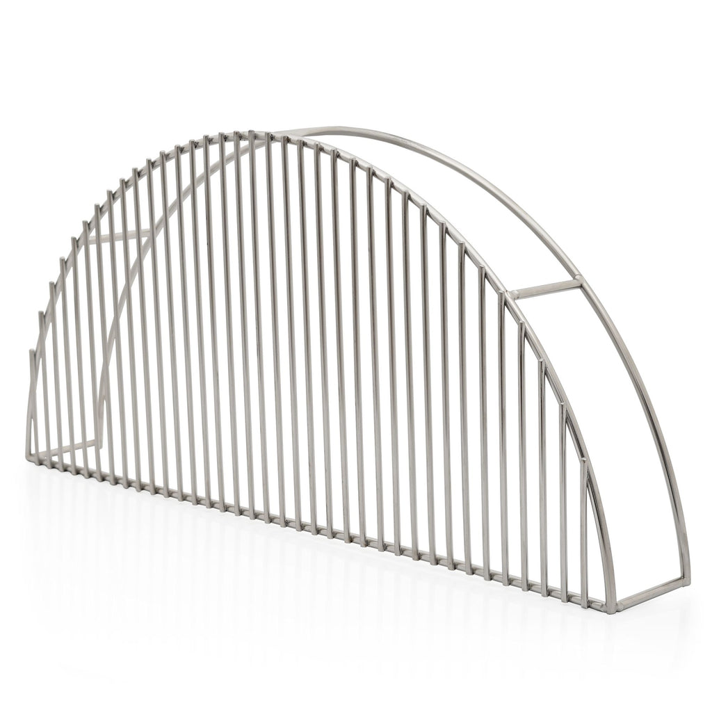 Grille de maintien au chaud en acier inoxydable pour barbecue à charbon de Ø 57 cm, extension universelle pour grille de barbecue