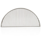 Grille de maintien au chaud en acier inoxydable pour barbecue à charbon de Ø 57 cm, extension universelle pour grille de barbecue