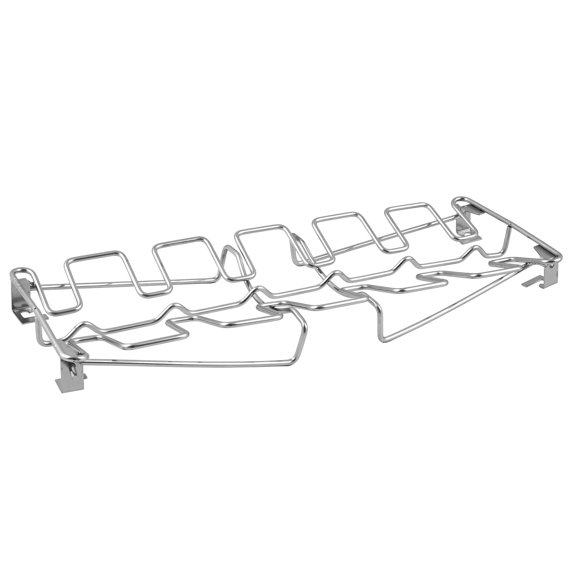 Chicken leg holder, stainless steel, for 12 chicken legs, including tray