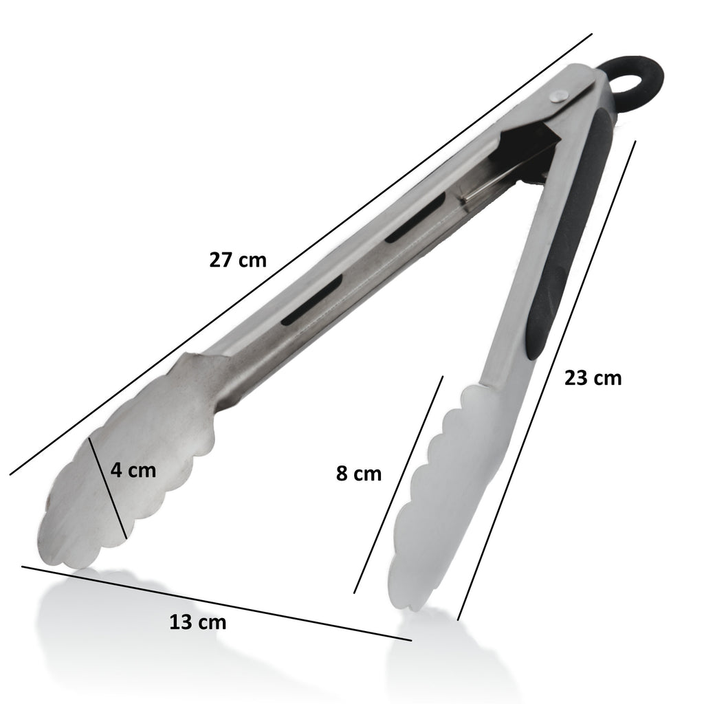 Pinces à griller, en acier inoxydable, résistantes à la chaleur