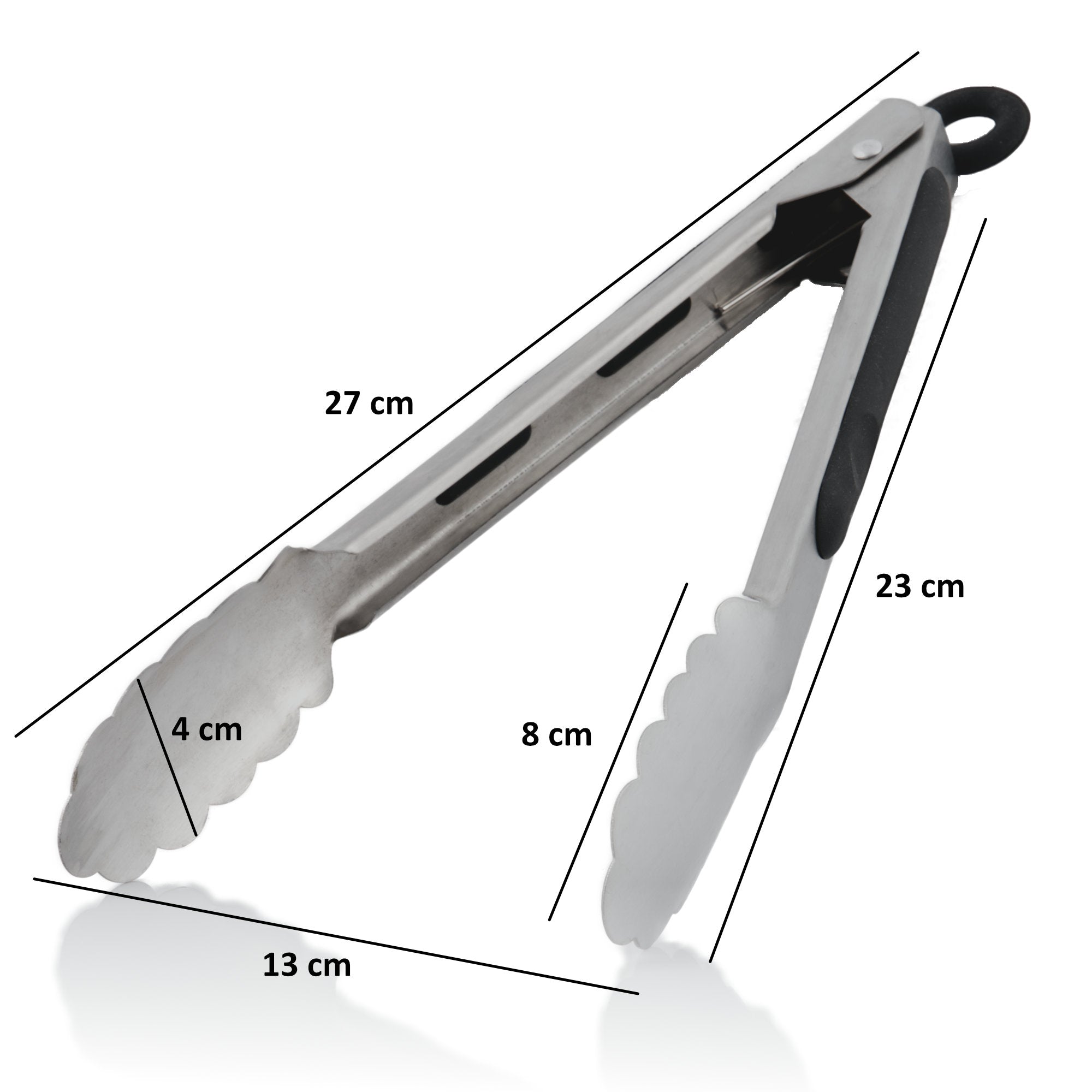 Pinces à griller, en acier inoxydable, résistantes à la chaleur
