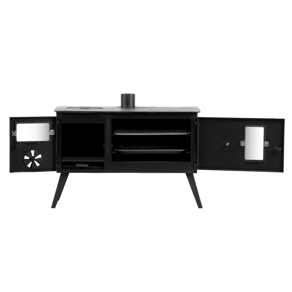 Poêle de tente, 28,5 x 58,5 x 260 cm